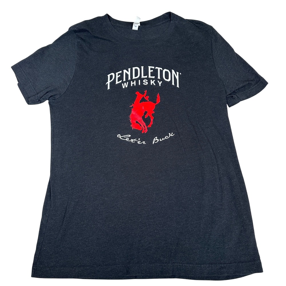 Pendleton Whisky Graphic T Shirt Western Rodeo‎ Cowgirl